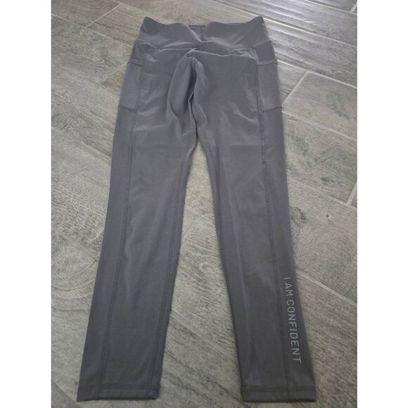 Women's IT Works Two Pair Confidence the Label Leggings Black and Grey Size Medi - Picture 5 of 9